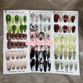 2 Sets Random Clearance Handmade Press On Nails – 20pcs (10 pcs/set) Nail Art