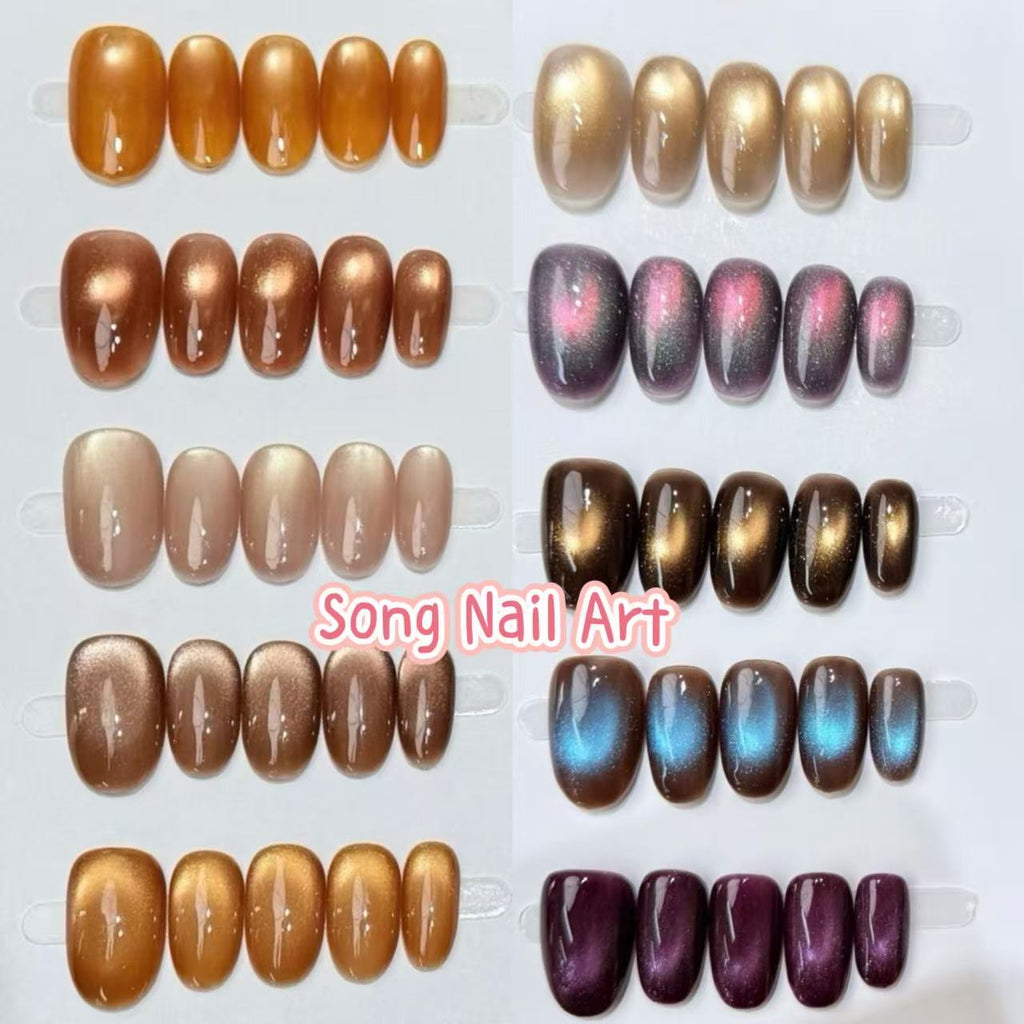 2 Sets Random Promotion Handmade Press On Nails – 20pcs (10 pcs/set)
